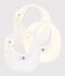 Lot de 3 bavoirs bébé en coton biologique variante 1