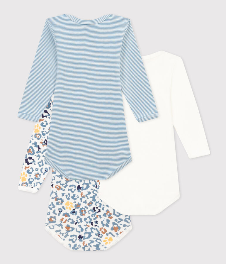 Lot de 3 bodies manches longues b&eacute;b&eacute; en coton variante 1