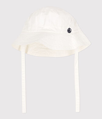 Bob b&eacute;b&eacute; en coton serg&eacute; avec liens