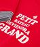 Sweatshirt enfant en coton imprimé rouge POMPEI