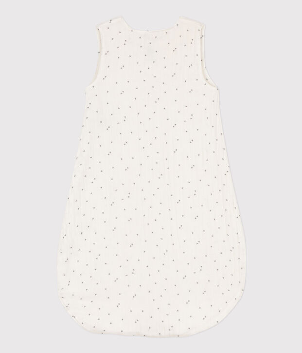 Gigoteuse l&eacute;g&egrave;re  en gaze de coton TOG 1 blanc/gris