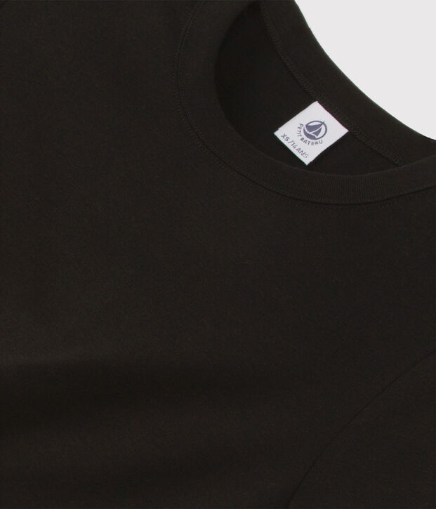 Tee-shirt L'ICONIQUE col rond en coton Femme noir
