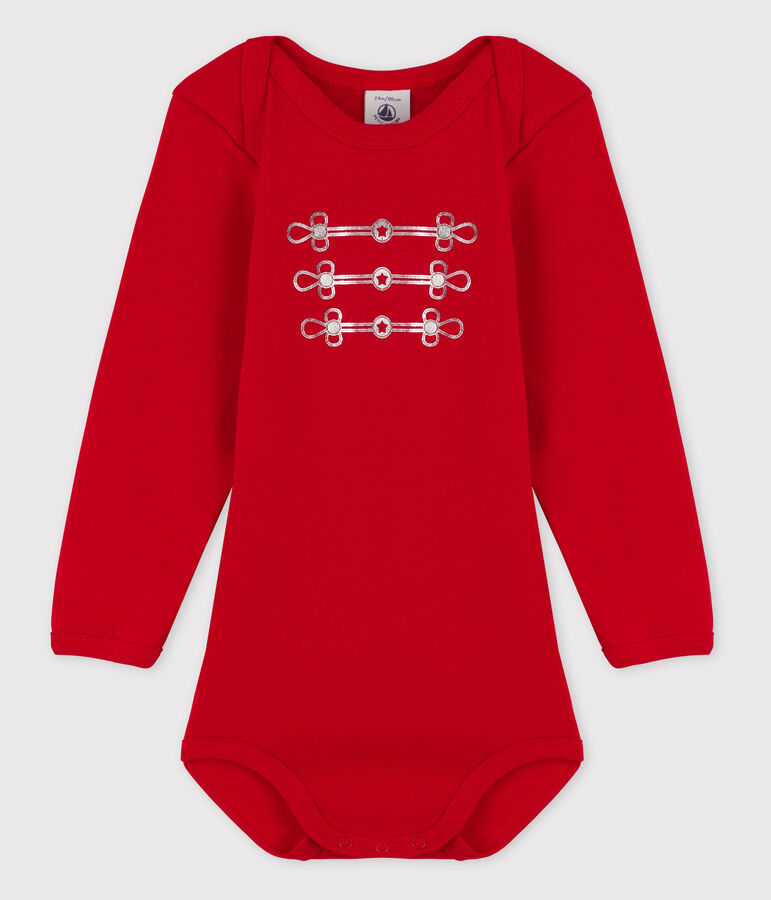 Body manches longues b&eacute;b&eacute; fille rouge FROUFROU