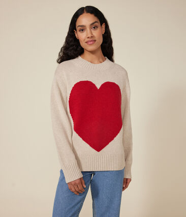 Pull laine et coton femme