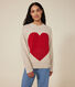 Pull laine et coton femme