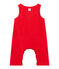 Salopette bébé garçon en velours rouge FROUFROU