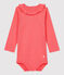 Body en coton bébé. orange PEACHY