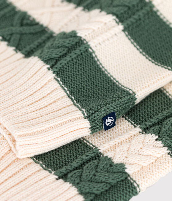 Pull irlandais à rayures en coton enfant AVALANCHE/ CROCO