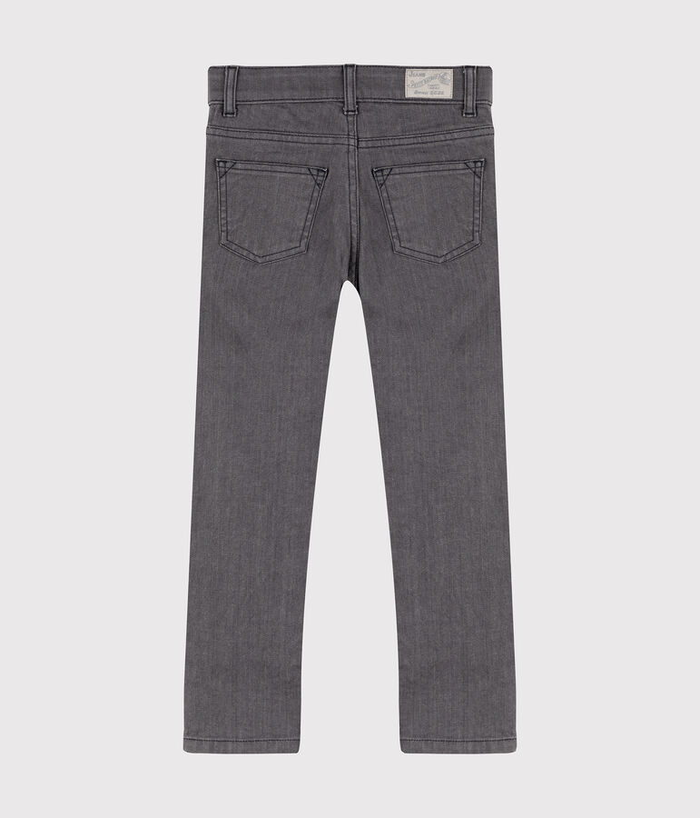 Pantalon en denim enfant gar&ccedil;on gris GRIS MOYEN