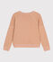 Sweatshirt en coton Femme beige VINTAGE
