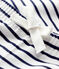 Pantalon en coton bébé fille/bébé garçon blanc MARSHMALLOW/bleu SMOKING
