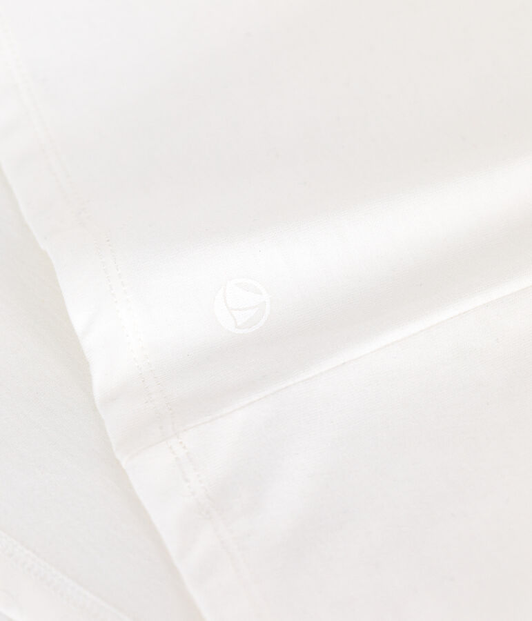 Tee-shirt Femme Le Droit en coton uni blanc MARSHMALLOW