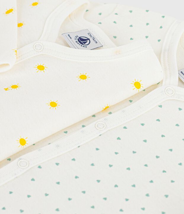 Lot de pyjamas b&eacute;b&eacute; en coton imprim&eacute; multicouleur