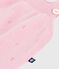 Combinaison courte b&eacute;b&eacute; en tricot de coton ajour&eacute; rose