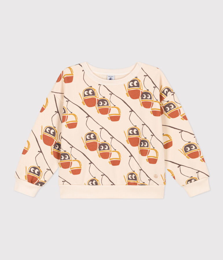 Sweatshirt imprim&eacute; en molleton enfant fille / gar&ccedil;on AVALANCHE/ BONGRIS