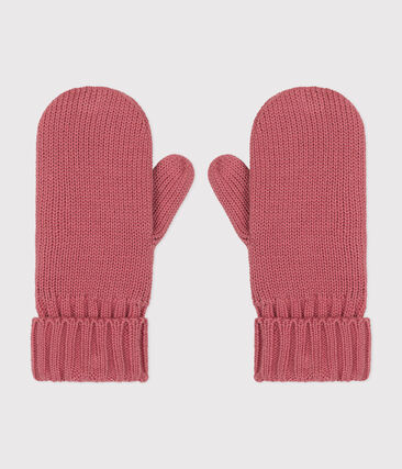 Moufles en tricot doublé en polaire enfant garçon-fille