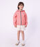 Blouson enfant en PU uni rose FLAMAND