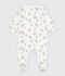 Pyjama b&eacute;b&eacute; en molleton imprim&eacute; chien blanc/multicouleur