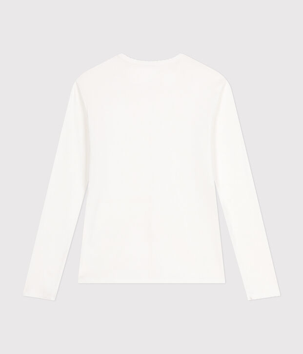 TEE-SHIRT L'ICONIQUE COCOTTE EN COTON FEMME blanc