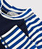 T-shirt de bain anti-UV recyclé Femme bleu SURF/blanc MARSHMALLOW