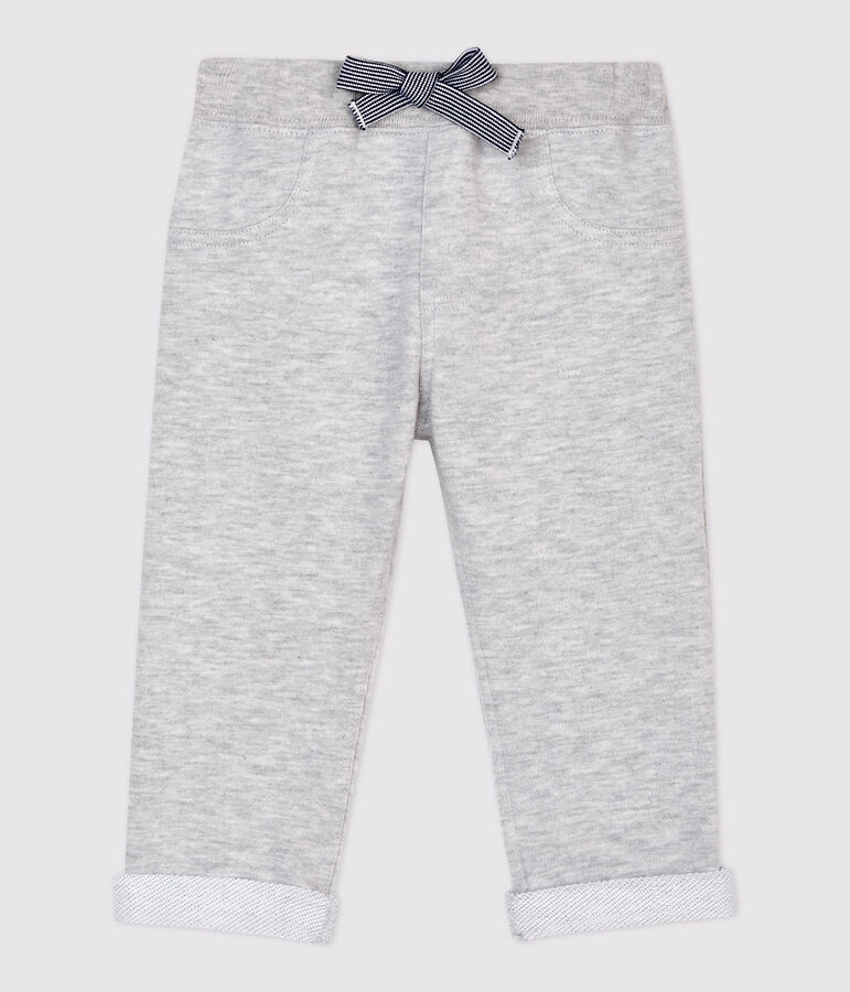 Pantalon en molleton b&eacute;b&eacute;. gris BELUGA CHINE