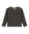 Blouse enfant fille noir CITY/jaune DORE