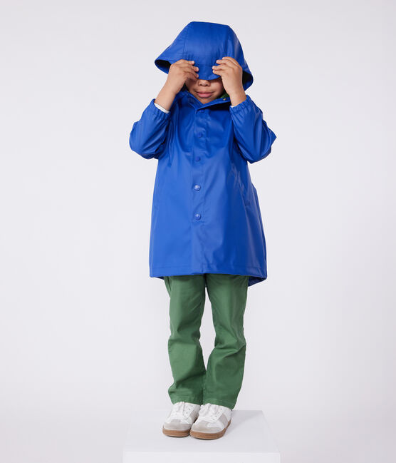 Ciré long enfant bicolore bleu SURF/ PALMERAIE