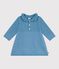 Robe bébé en laine et coton unie ADRIATIC
