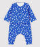 Ensemble 3 pièces bleu bébé en coton biologique bleu COOL/écru MULTICO