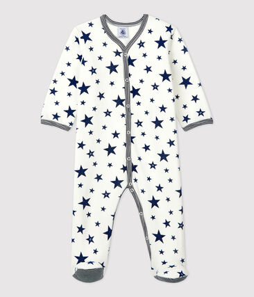 PETIT BATEAU - Dors-bien bébé étoiles bleues en velours