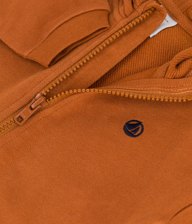 Sweatshirt &agrave; capuche b&eacute;b&eacute; marron