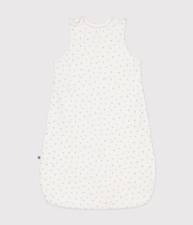 Gigoteuse en coton b&eacute;b&eacute; TOG 1,5 blanc/bleu