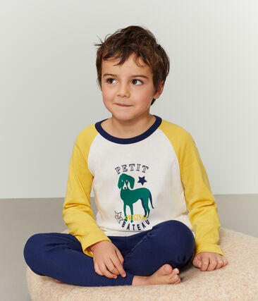 Pyjama Petit Garcon En Cote Medieval Multico Petit Bateau