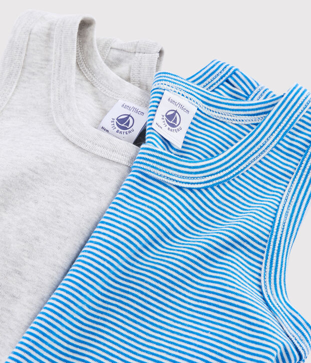 Lot de 2 d&eacute;bardeurs milleraies petit gar&ccedil;on multicouleur