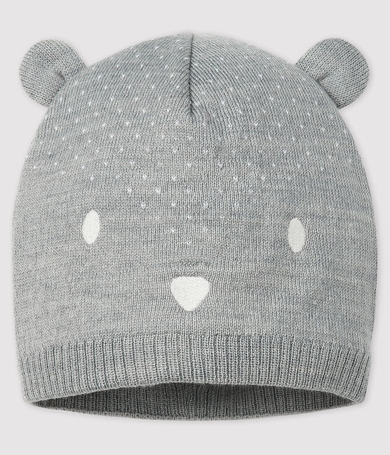 Bonnet bébé fille/garçon gris SUBWAY CHINE