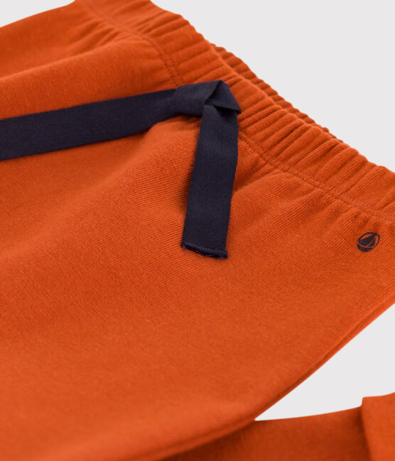 Pantalon bébé en jersey épais marron RUSTY