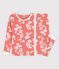 Pyjama snugfit Hawaï petite fille en coton rose PAPAYE/ MARSHMALLOW