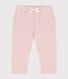 Pantalon bébé en tubique uni