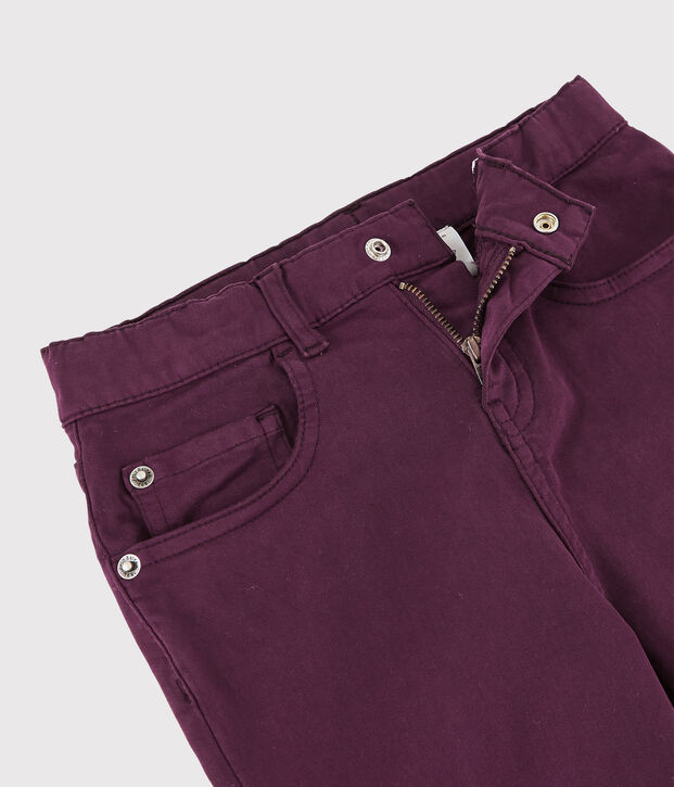 Pantalon enfant fille violet