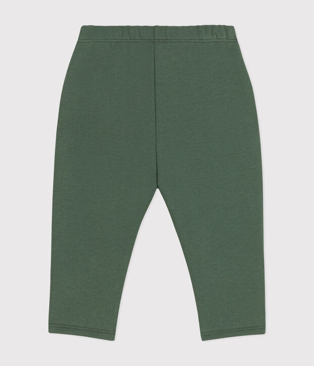 Pantalon en molleton b&eacute;b&eacute; vert