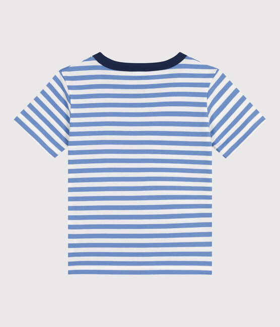 Tee-shirt rayé en jersey léger enfant garçon GAULOISE/ MARSHMALLOW