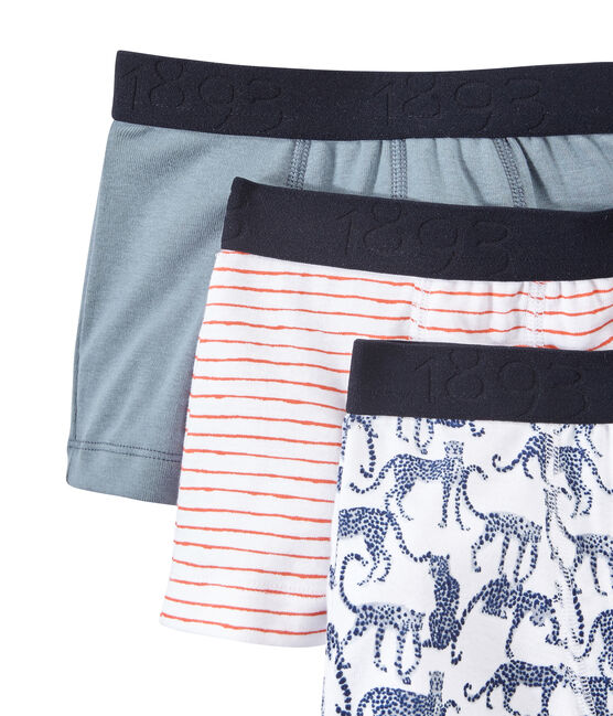 Lot de 3 boxers garçon blanc LOT