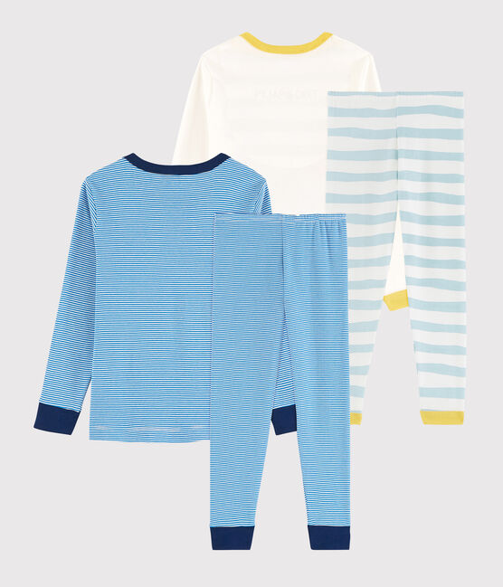 Lot de 2 pyjamas petite garçon en côte variante 1