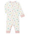 Dors bien sans pieds bébé fille en côte blanc MARSHMALLOW/ MULTICO CN