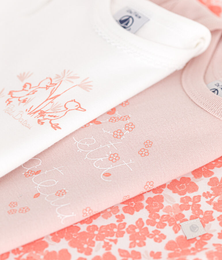 Lot de 3 bodies manches courtes en coton variante 5