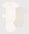 Lot de 3 bodies bébé en coton biologique variante 1