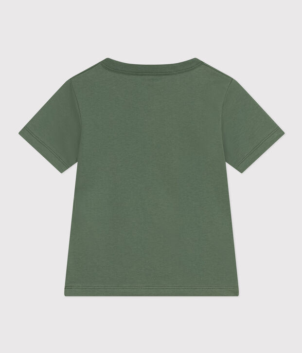 Tee-shirt imprim&eacute; en jersey l&eacute;ger enfant gar&ccedil;on vert