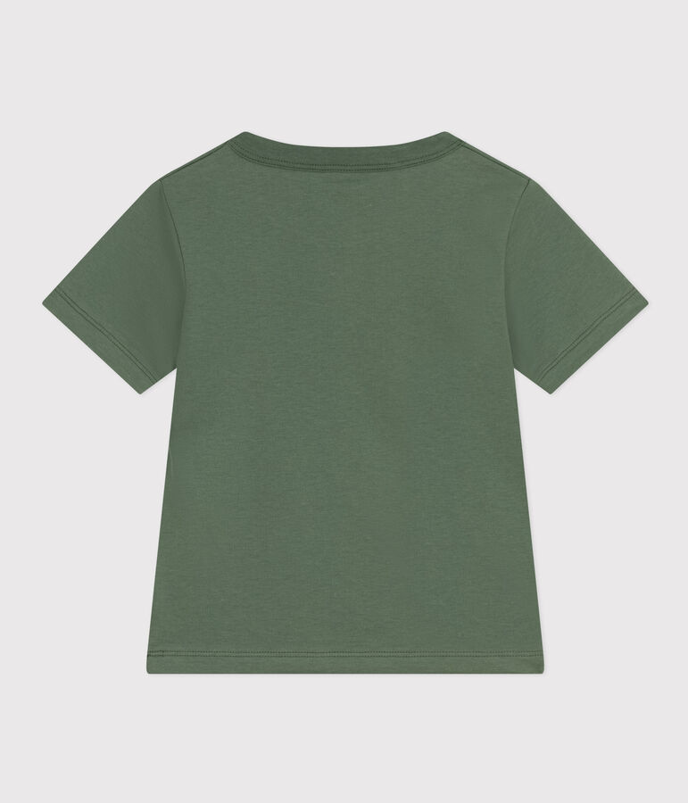 Tee-shirt imprim&eacute; en jersey l&eacute;ger enfant gar&ccedil;on vert CROCO