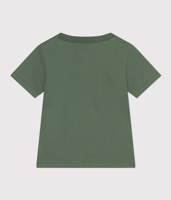 Tee-shirt imprimé en jersey léger enfant garçon vert CROCO