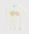Tee-shirt enfant fille blanc MARSHMALLOW